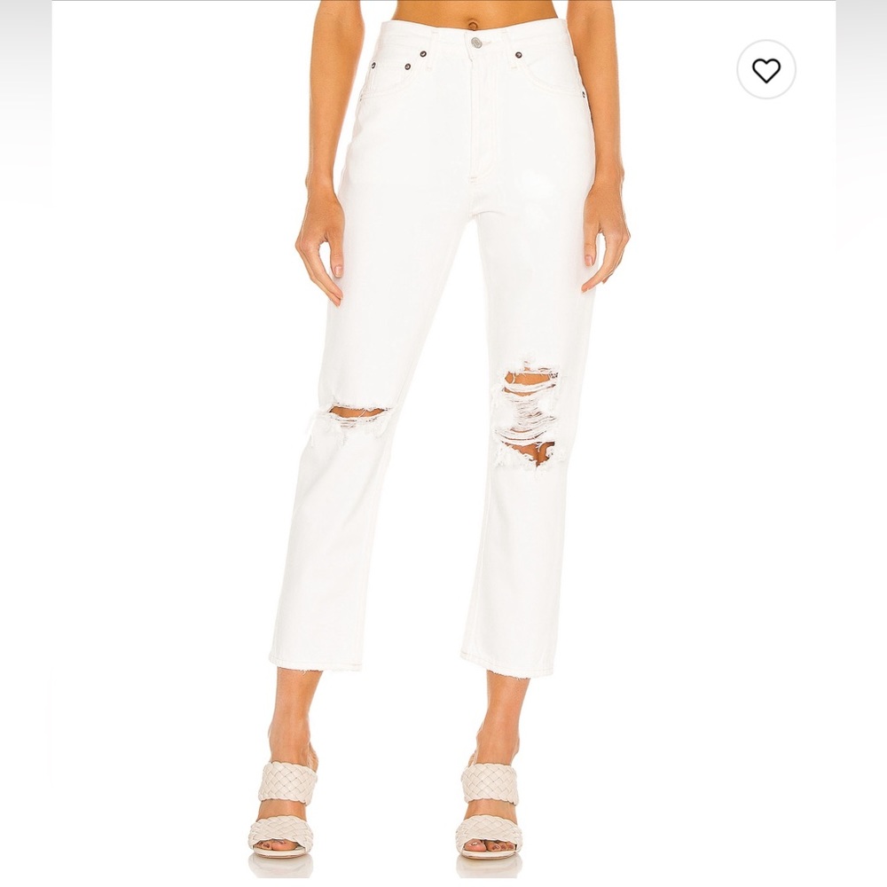 A Goldie Riley high rise straight crop Washed never worn Excellent condition